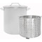 Concord Stainless Steel Stock Pot w/Steamer Basket, 80 Quart S80-BAK - alternate 1